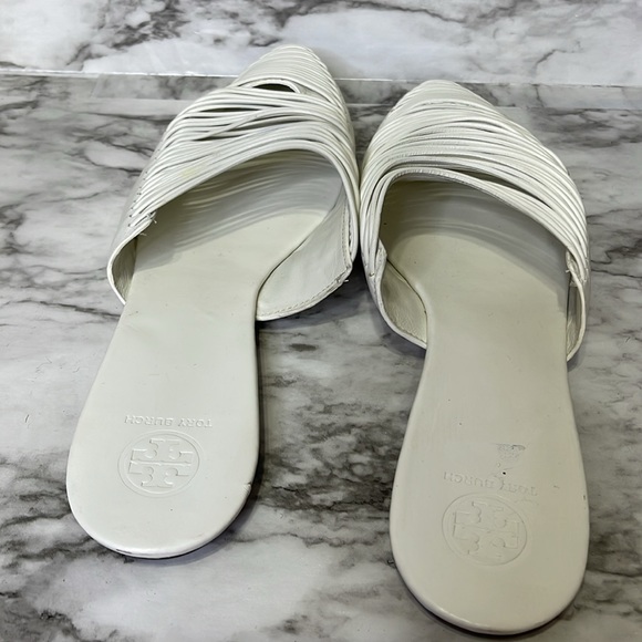 Tory Burch Sienna Flat Slide white Size 11 - Picture 4 of 14